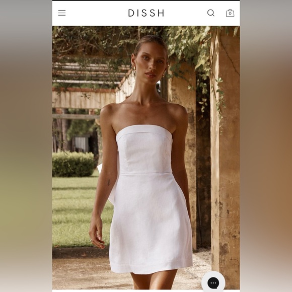 Dissh Aisle White Bow Dress - Picture 2 of 5
